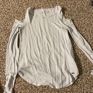 Hollister open shoulder long sleeve
